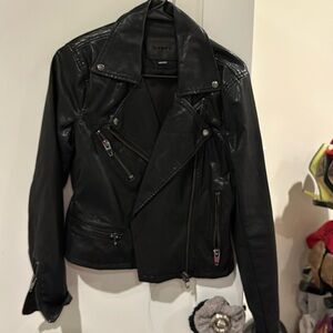 Never worn, moto jacket